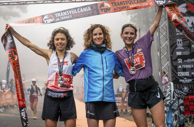 Onditz ITURBE ARGINZONIZ Camilla MAGLIANO Moana Lilly KEHRES medio maratón transvulcania 2024