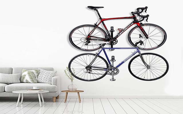 Soporte para bicicletas reciclado: no más problemas de espacio  Soportes  para bicicletas, Almacenamiento de bicicletas, Ganchos para bicicleta