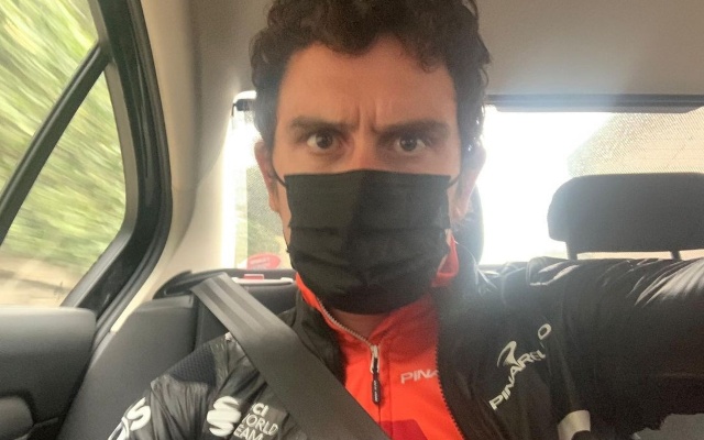 Geraint Thomas robo bici Pinarello Tour de Francia café