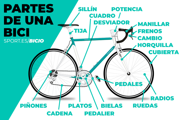 Canal Disturbio Describir Las partes que tiene una bicicleta. Lo que debes conocer - BICIO