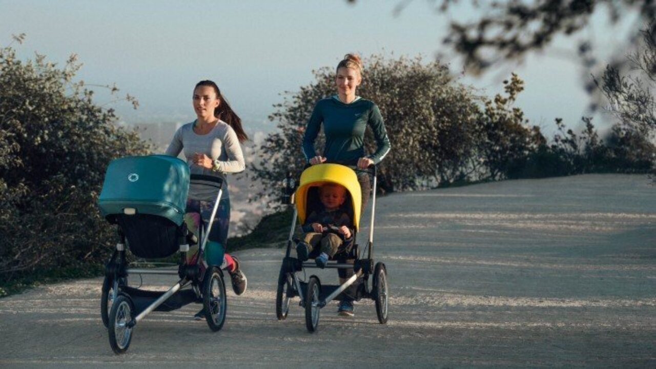 con carritos de bebé, la nueva moda runner