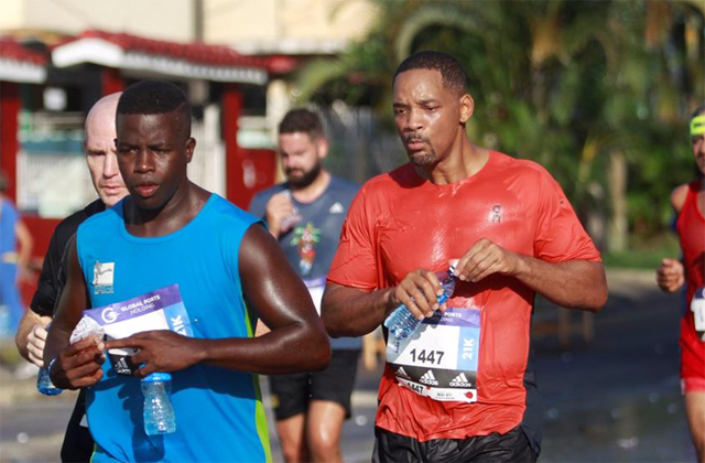Will Smith, durante el Maratón de La Habana / EFE