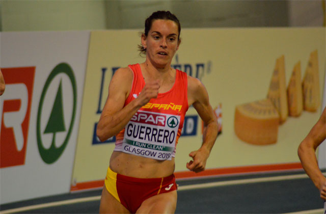 Esther Guerrero, bien en su debut en Glasgow