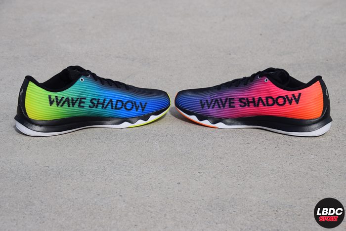 Mizuno señores Wave Shadow 4 run negro zapatillas ue nuevo 
