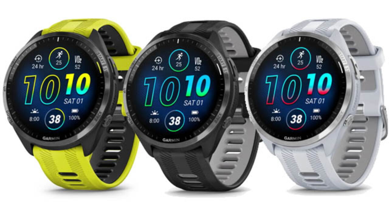 Garmin Forerunner® 965 - Reloj inteligente para correr, pantalla AMOLED  colorida, métricas de entrenamiento e información de recuperación