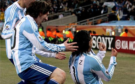 Messi y Tévez tienen una buena relación