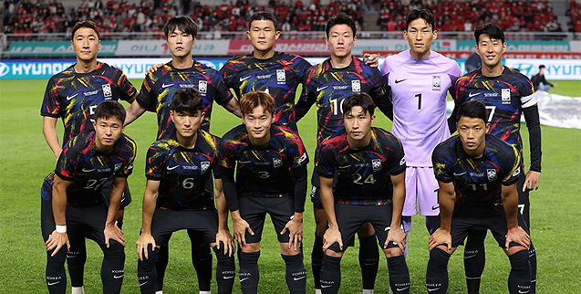 Jugadores corea del sur