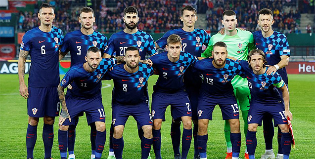 Posiciones de selección de fútbol de croacia